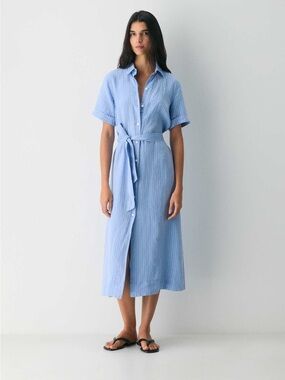 golden hour linen dress GOLDEN GODDESS – O RAY